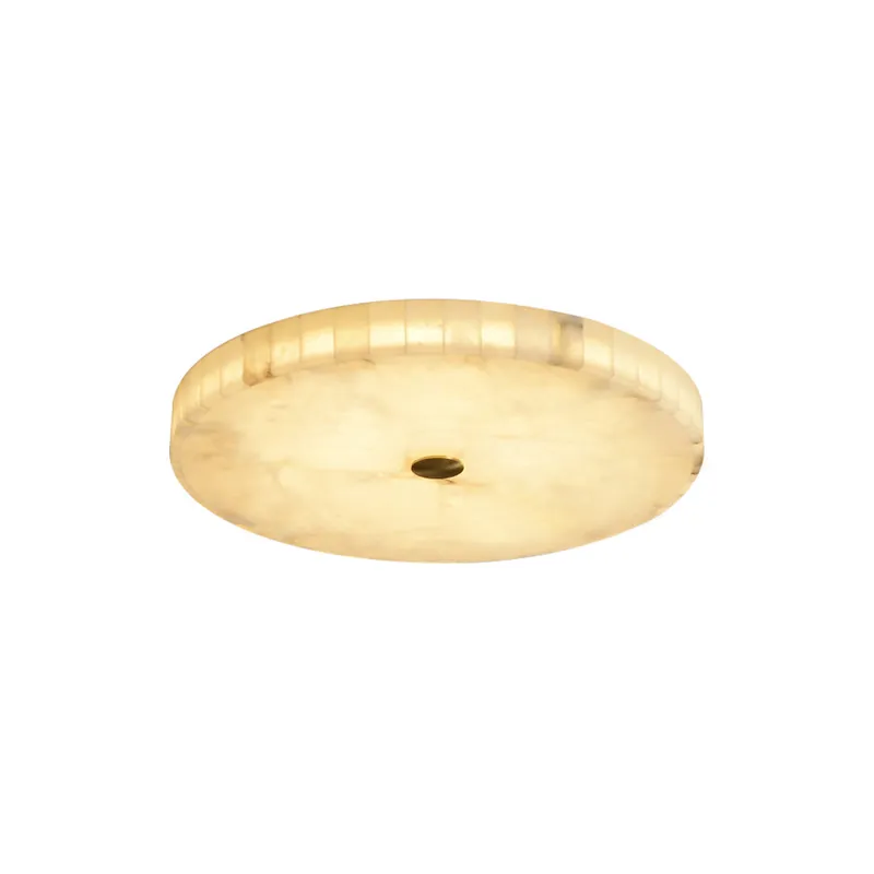 Vosilis Lampe de Plafond Ronde en Albâtre Moderne Minimaliste