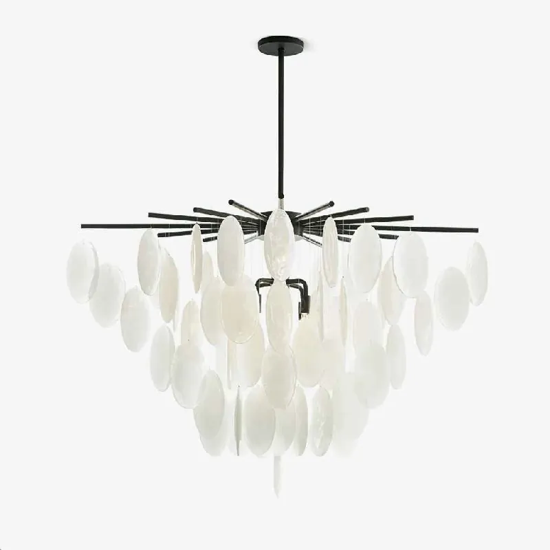 Isaiah Chandelier en Verre de Luxe