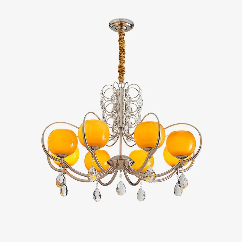 Jude Chandelier en Verre de Luxe
