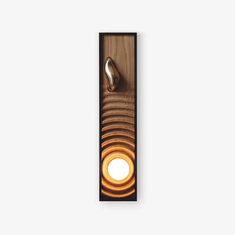 Caleb Applique Murale en Bois Vintage