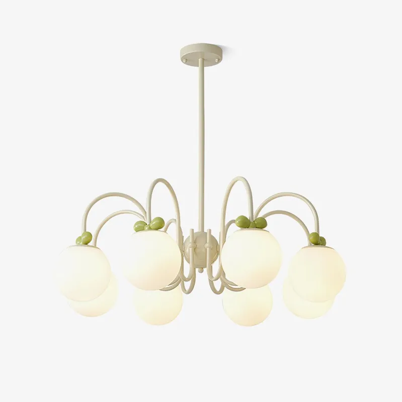 Levi Chandelier Vintage en Verre