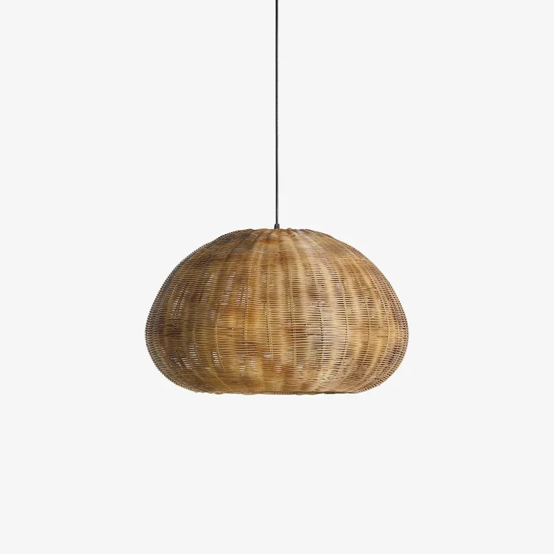 Adam Lampe Pendante Rétro en Bambou