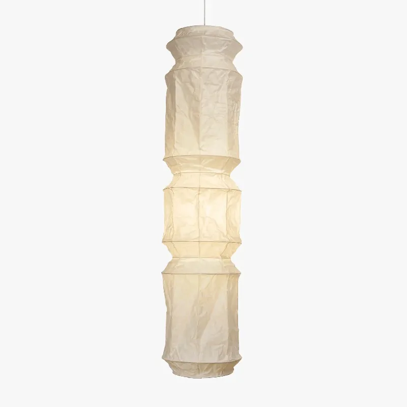 Elsie Lampe Pendante Papier Vintage