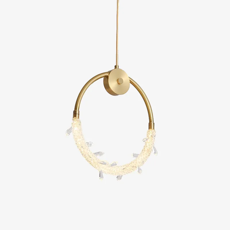 Lustre Lampe Pendante Élégante en Cristal
