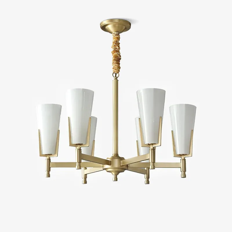 Gleam Lustre en Laiton de Luxe