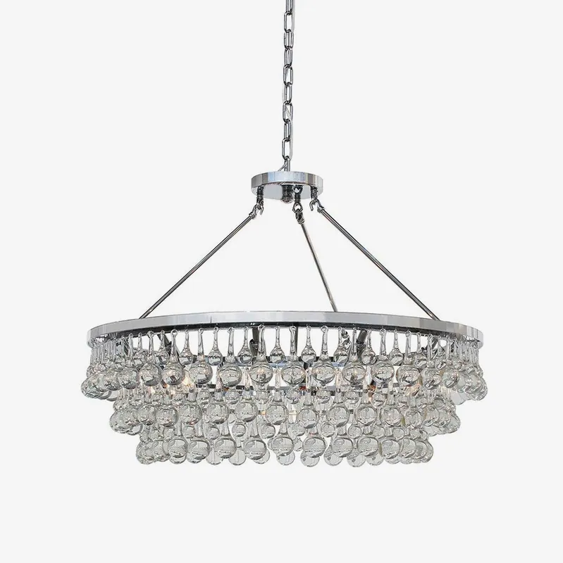 Avelis Postmodern Luxe Unique À Étage Cristal Lustre