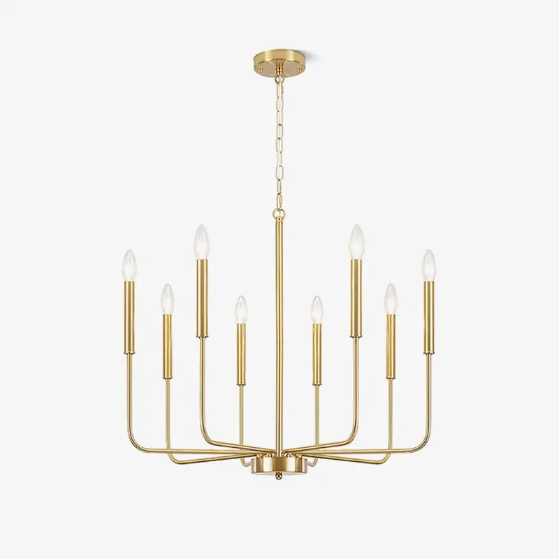 Lustra Lustre Bougie Bras Moderne