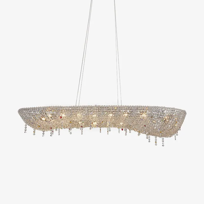 Aeliora Orné Crystal Suspension Lumière