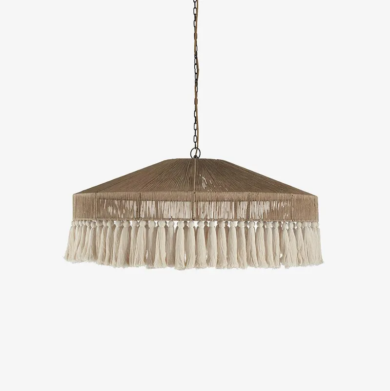 Vorenth Chanvre Corde Suspension Lumière