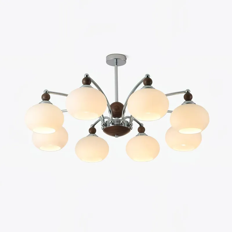 Lustra Chandelier Contemporain à Bras Globe