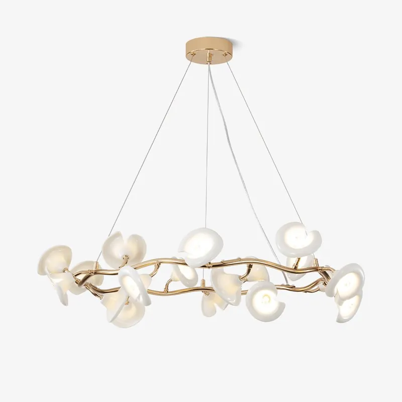 Aurora Chandelier Élégant Branche en Fleur