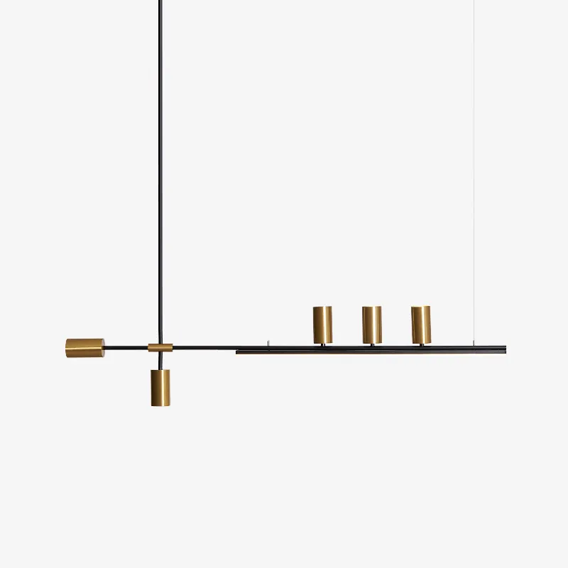 Emirel Lampe Pendante Linéaire Métal Minimaliste