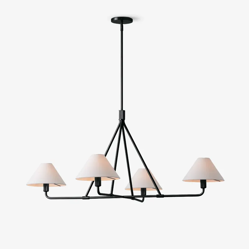 Aurora Chandelier à Abat-jour Conique Minimaliste