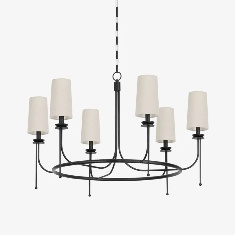 Yovaris Chandelier en Fer Vintage
