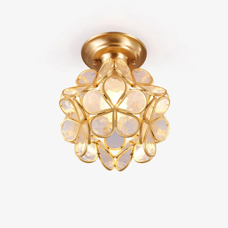 Ullaeiel Plafonnier Luxe Bloom Doré