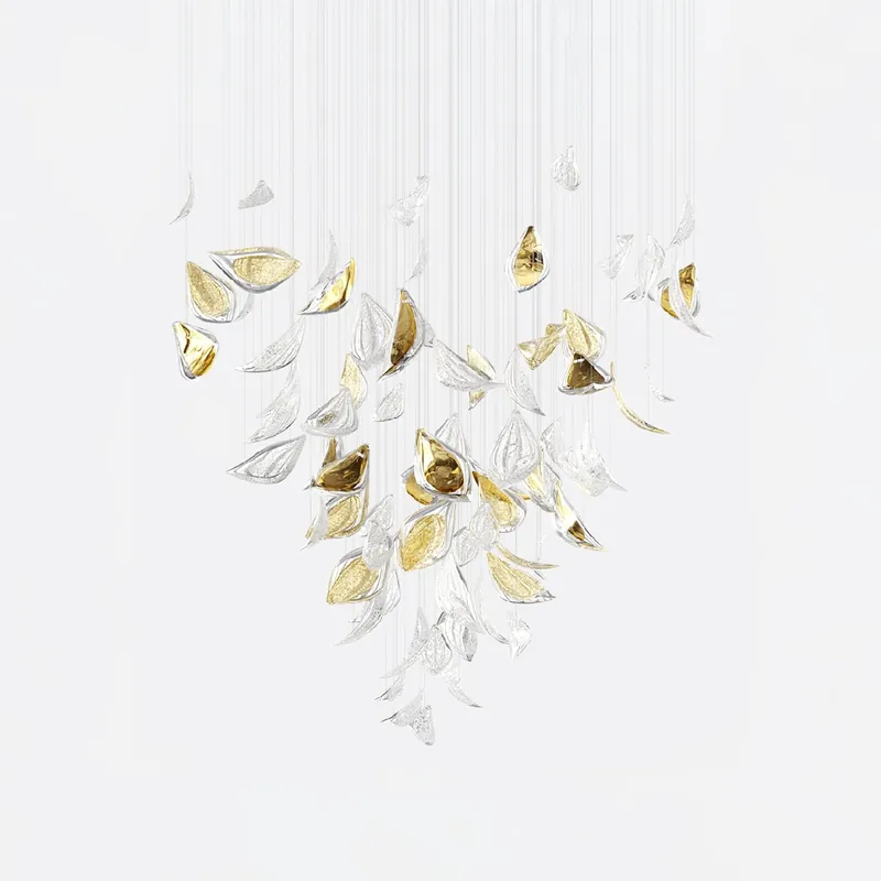 Avynen Chandelier Pétale en Cristal