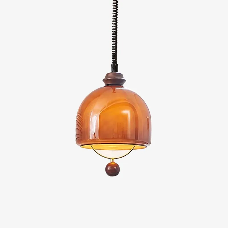 Yael Lampe Pendante Minimaliste en Bois