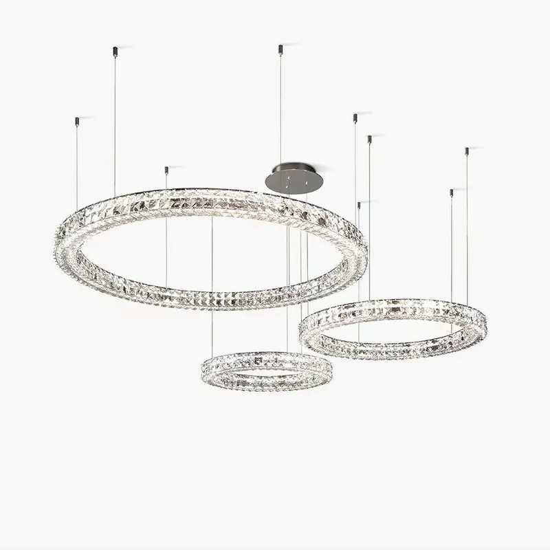 Lustra Chandelier Anneau Cristal Spiridon Luxe