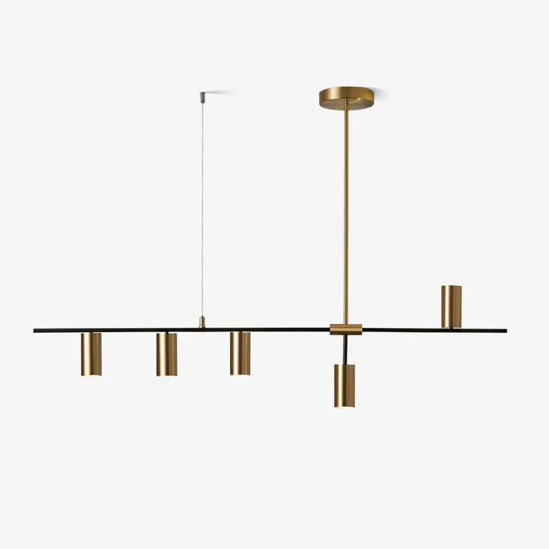Lustra Chandelier Laiton Linéaire Cassandra Élégant