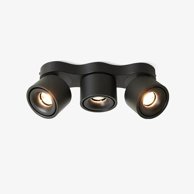 Nylaeara Lampe Plafonnier Pliable Rotatif Trois Têtes