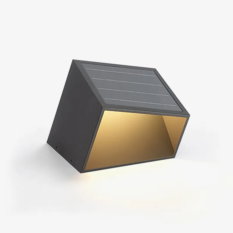 Evsore Lampe Solaire Extérieure Unique Cube Jardin