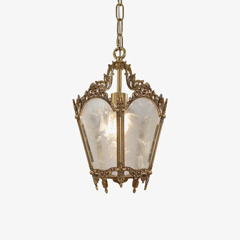 Lustra Lampe Pendante Laiton Empire Antique Élégante