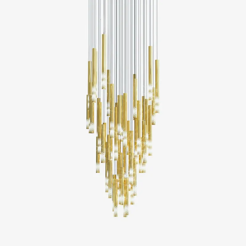 Ovynira Chandelier Tige en Or