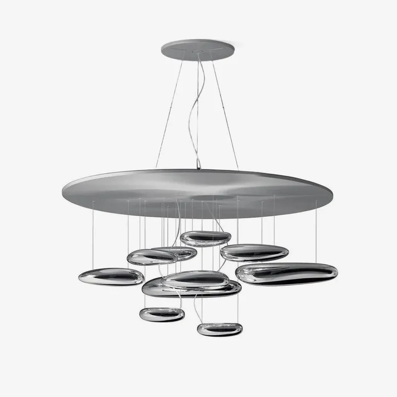 Lustra Chandelier Sculptural en Aluminium