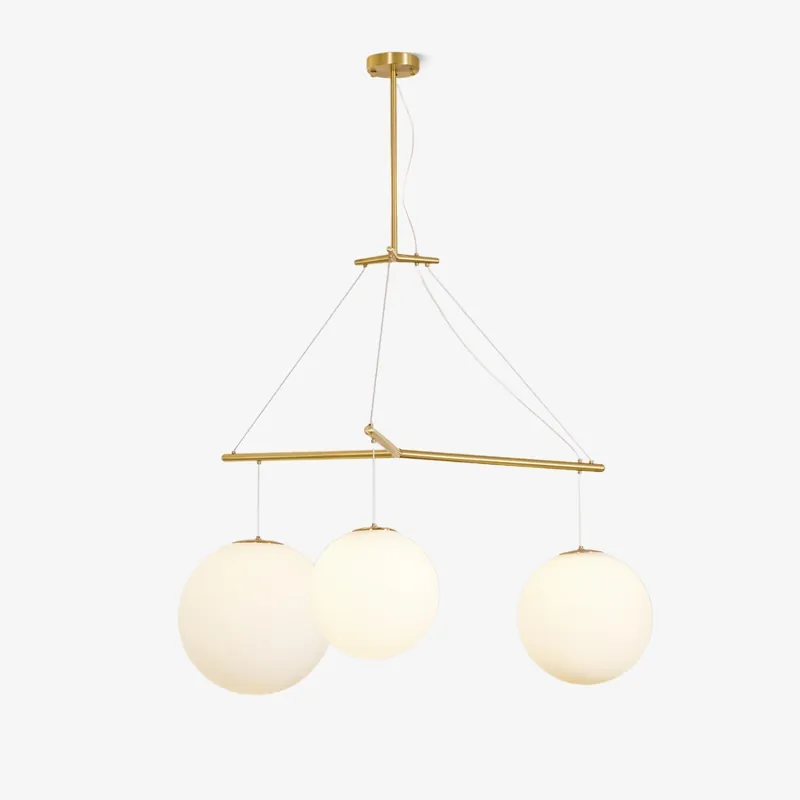 Triad Lampe Pendante en Verre Minimaliste