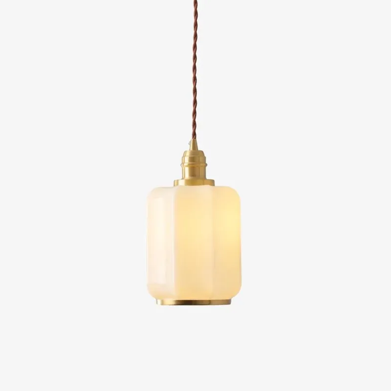 Lume Lampe Pendante en Laiton Vintage