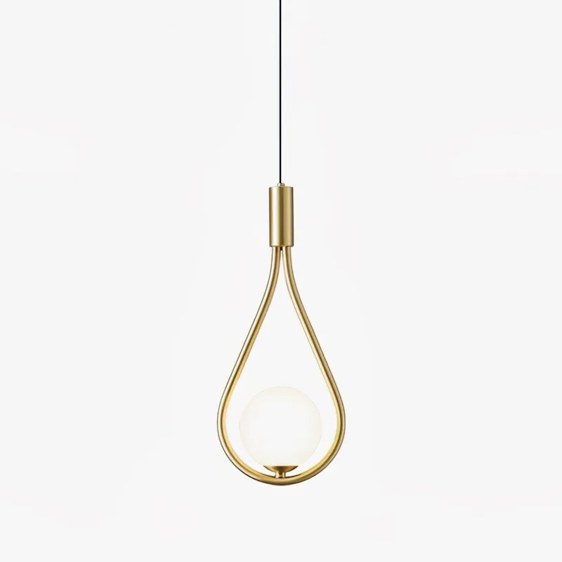 Droplet Lampe Pendante en Laiton Moderne