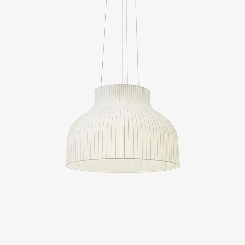 Lumina Lampe Pendante en Soie Canellée