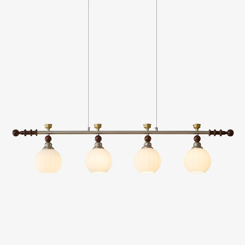 Otheia Suspension Linéaire en Bois Vintage