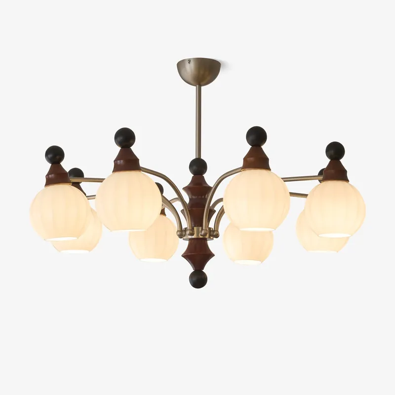 Zosilara Chandelier en Bois Traditionnel