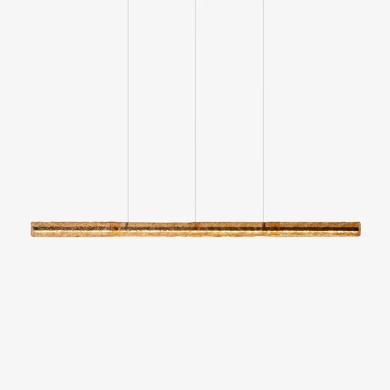 Avnorira Suspension Linéaire en Verre Minimaliste
