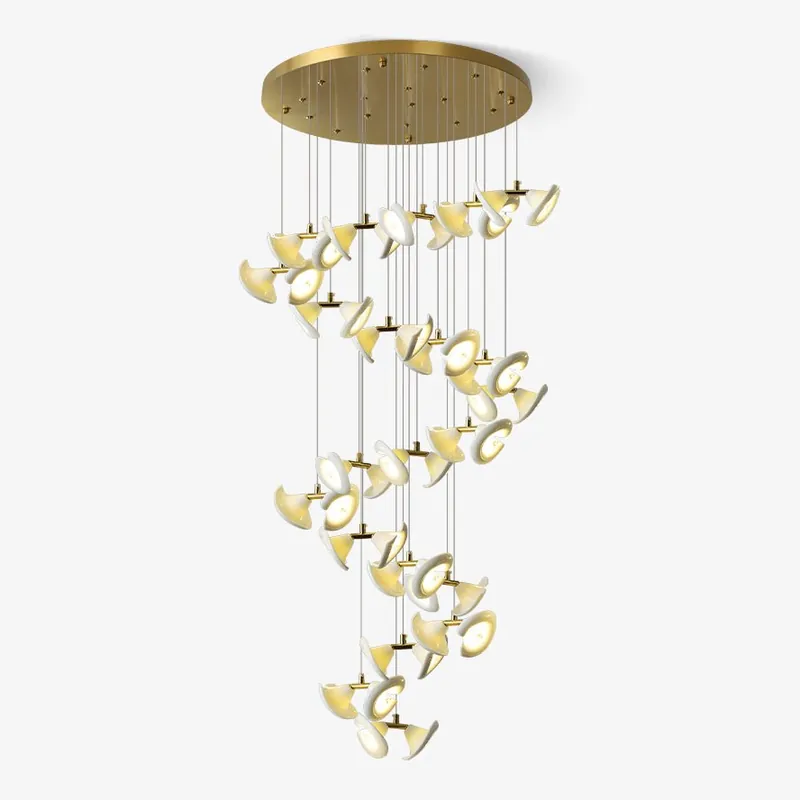 Ernoreth Chandelier en Céramique de Luxe