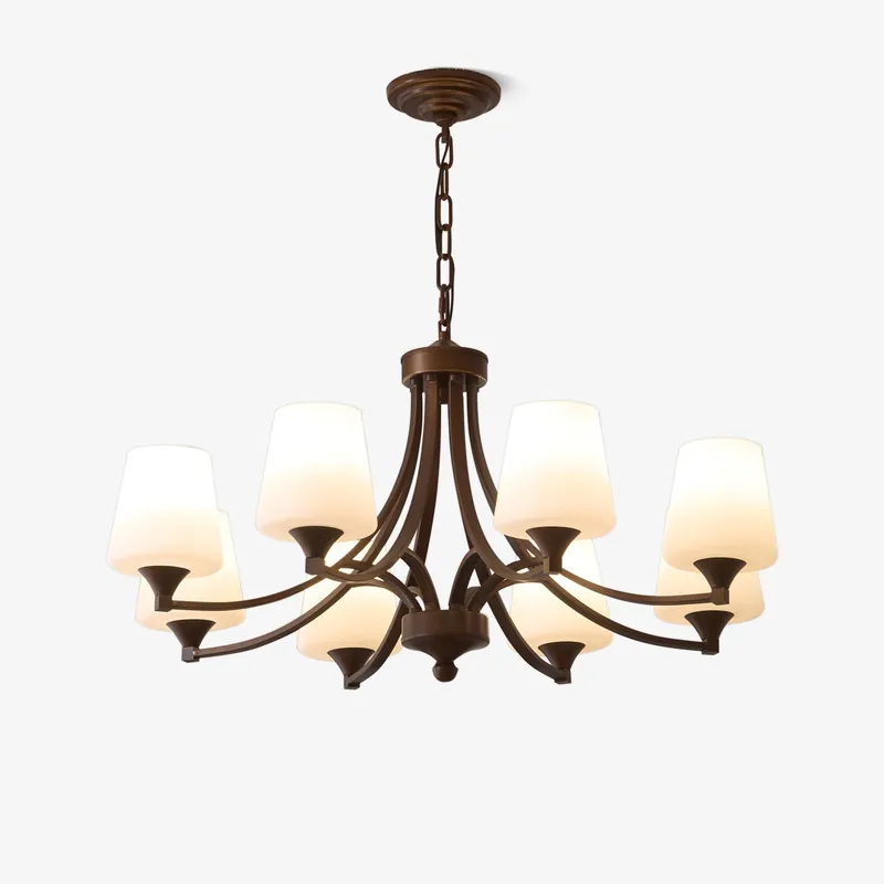 Ardena Chandelier Verre Classique Vintage Élégance