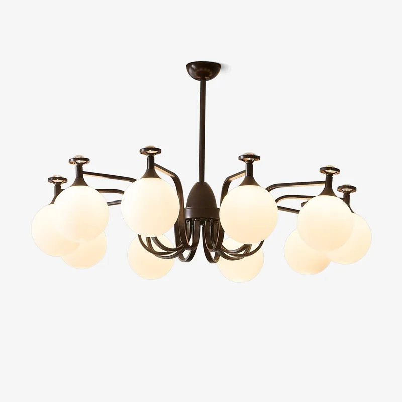 Zotheira Chandelier Élégance Verre Vintage