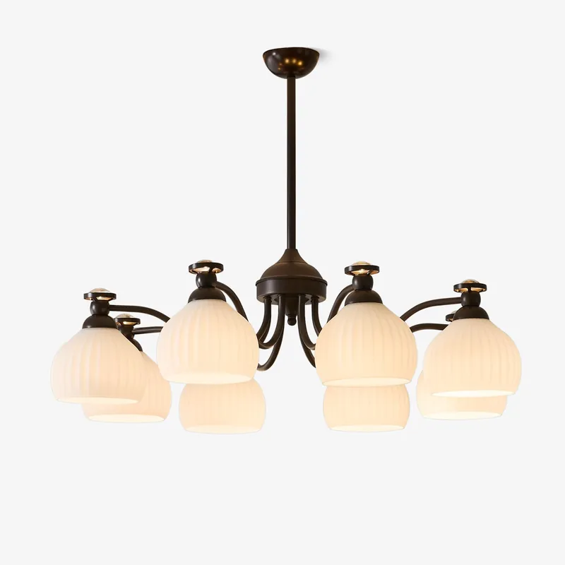 Calaeor Chandelier Premium Élégance en Verre