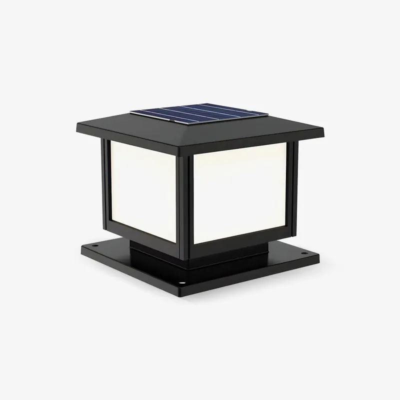 Ray Lampe Solaire Extérieure Carrée de Style Pavillon
