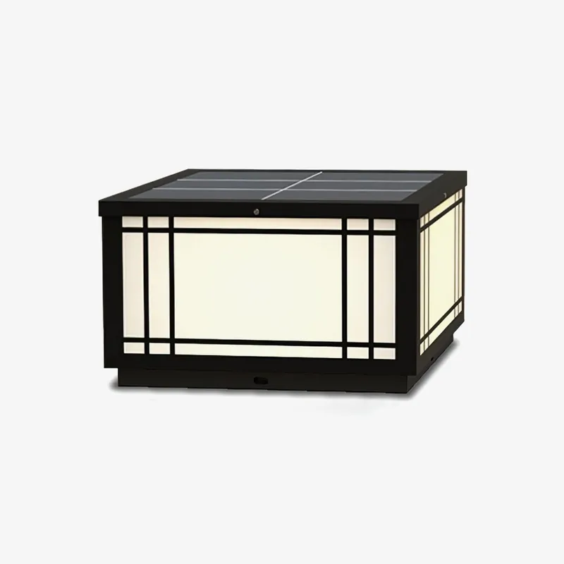Harrison Lampe Solaire Cube Classique Premium Extérieure