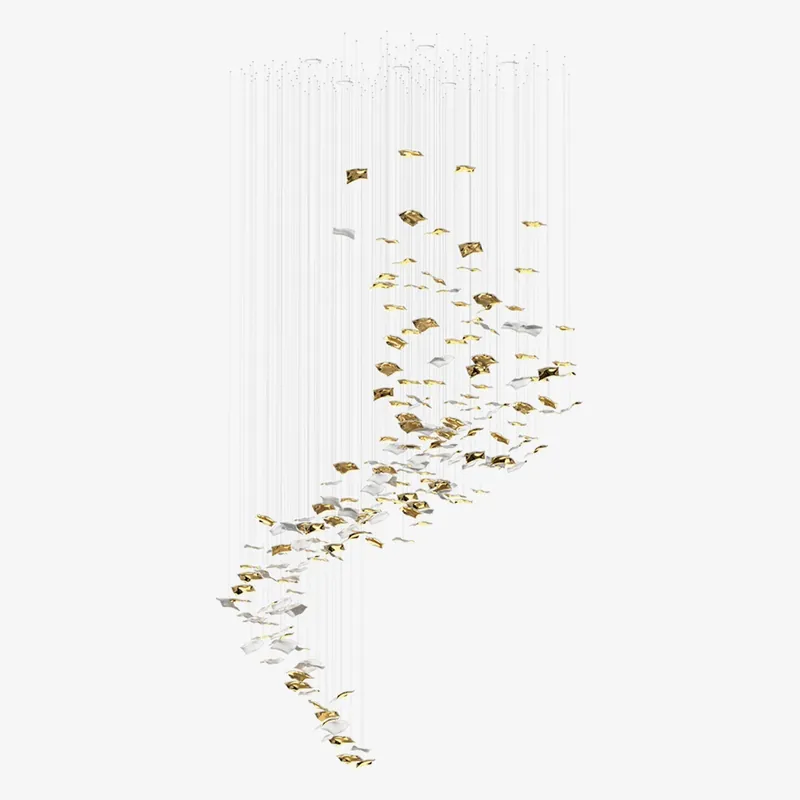 Viliros Verre Spirale Suspension Lumière
