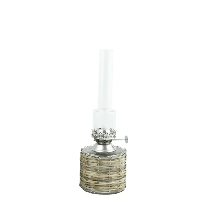 Basket-style kerosene lamp small