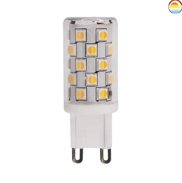 LED G9 4W 2200-3000K dim to warm