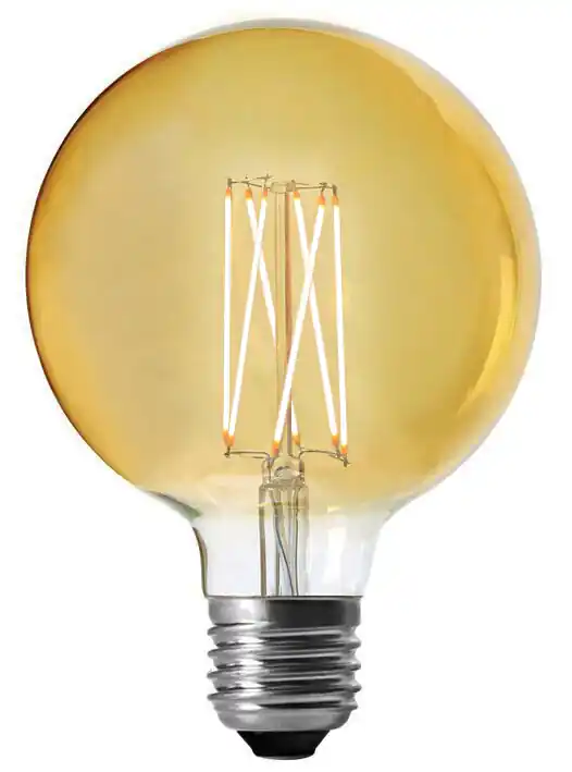 E27 Globe 95 amber