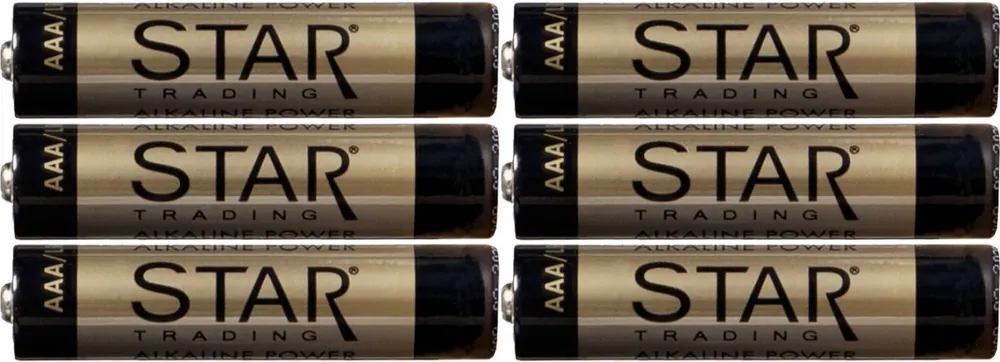 Batterie Pack De 6 AAA 1,5V Power Alkaline