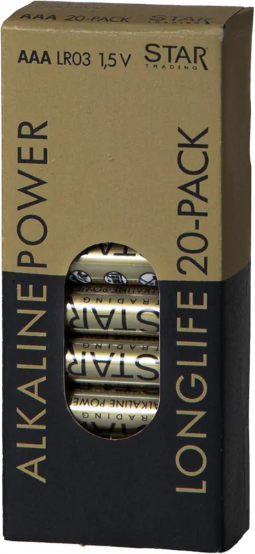 Batterie Pack De 20 AAA 1,5V Power Alkaline