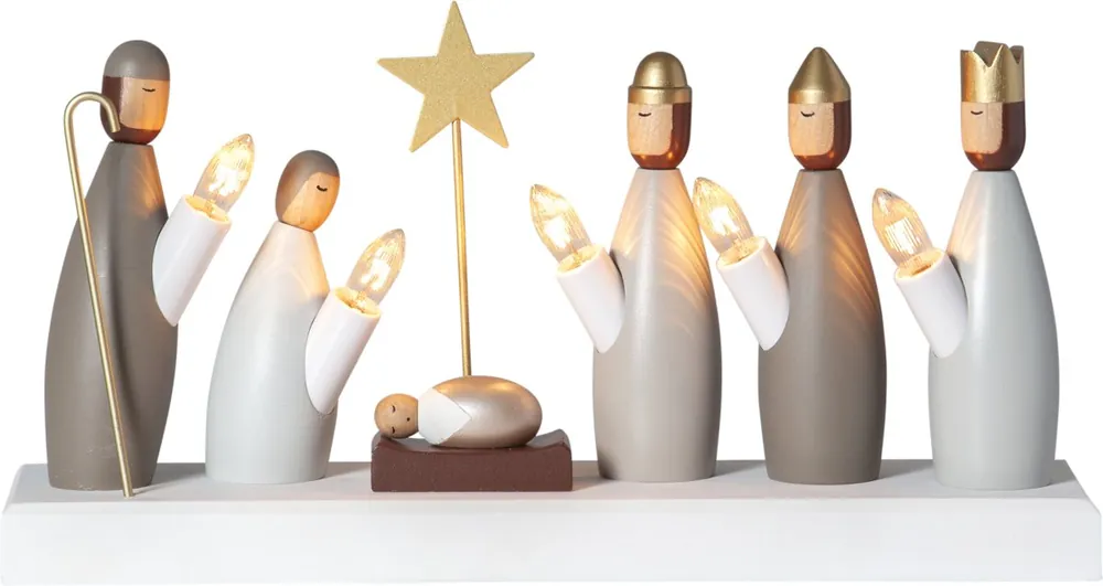 Nativity Candelabra