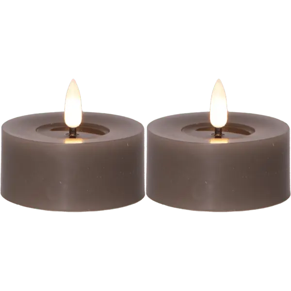 LED Bougie Chauffe-Plat Flamme Flow