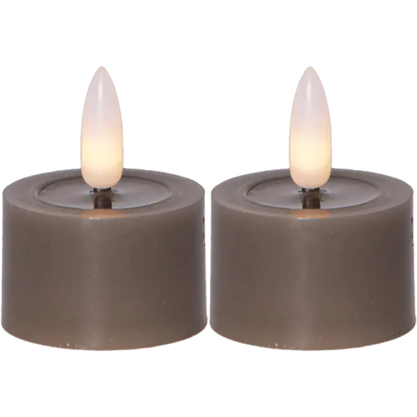 LED Bougie Chauffe-Plat Flamme Flow